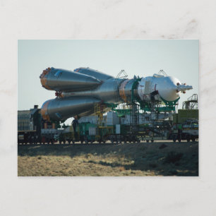 Soyuz to the Launch Postcard