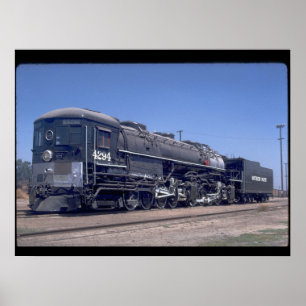 SP 4-8-8-2 cab, forward Mallet #4294_Trains Poster