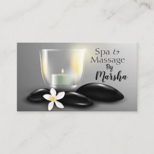 Spa and Massage Business Card