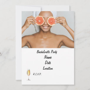 Spa Bachelorette Party Invitation Personalized