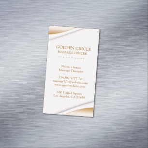 Spa Beauty Magnetic Business Card