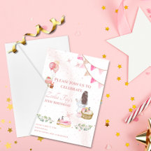 Spa Birthday Invitation