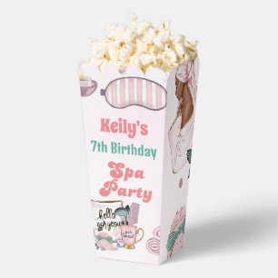 Spa Birthday Pamper Party Birthday  Favor Box