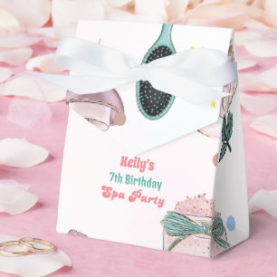 Spa Birthday Pamper Party Birthday  Favor Box