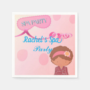 Spa Birthday Paty Napkin