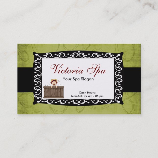 Spa Business Business Card (Front)