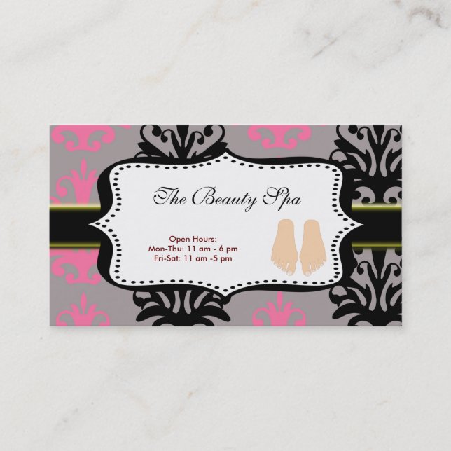 Spa Business Card (Front)