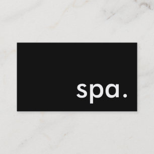 spa. business card