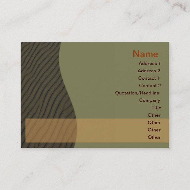 Spa Business Card (Front)