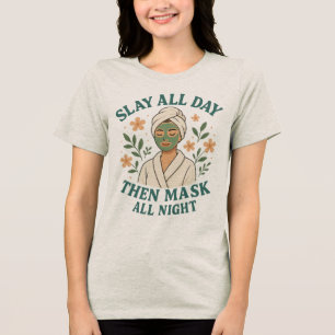 Spa Business - Spa Day Womens Wellness Tri-Blend Shirt