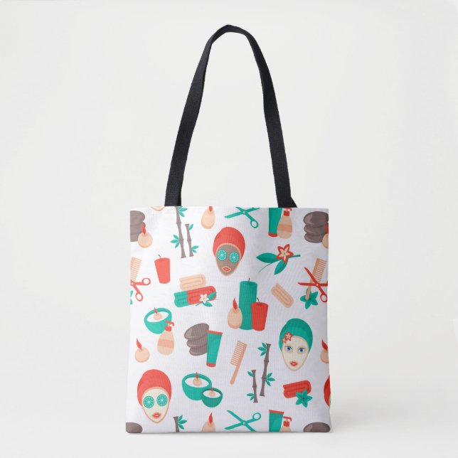 Spa Day Self Love Vibes Tote (Front)