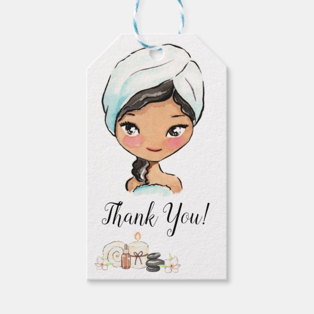 Spa Day Thank You tag (Front)
