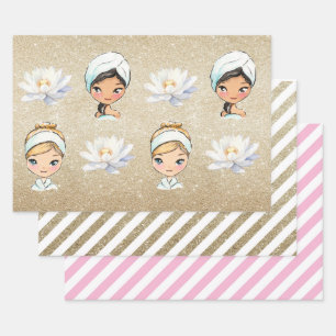 spa day Wrapping Paper Sheets