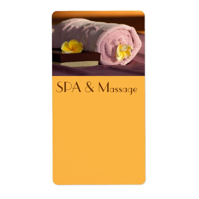 SPA et massage (Devant)
