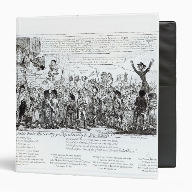 Spa Fields Orator Hunt-ing for Popularity Binder (Front/Inside)