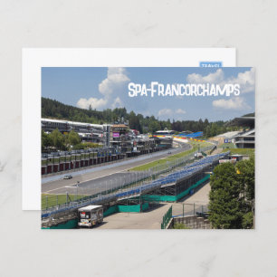 Spa-Francorchamps Race Circuit, Belgium Holiday Postcard