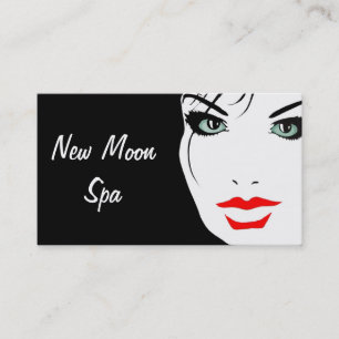 Spa Hair Beauty Salon Cosmetologist Makeup Artist Business Card