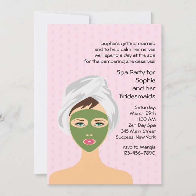 Spa Invitation (Front)