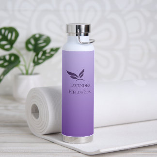 Spa Lavender Serenity Bouteille d'eau personnalisé