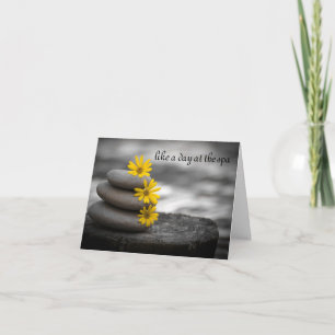 Spa-like Birthday Wishes Card