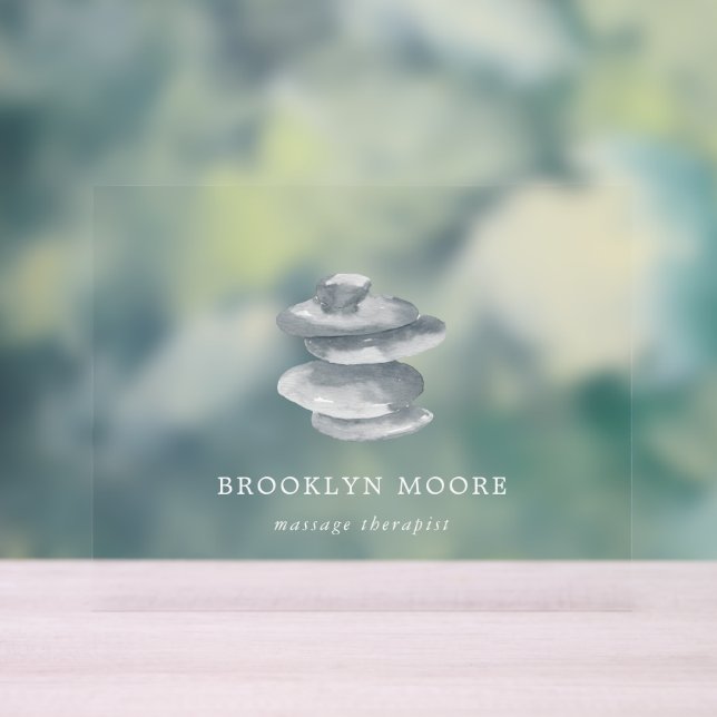 Spa Logo | Business Door Sign (Neutral)