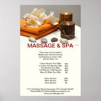 Massage Therapy Posters | Zazzle Canada