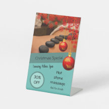 Spa massage discount business Christmas offer
