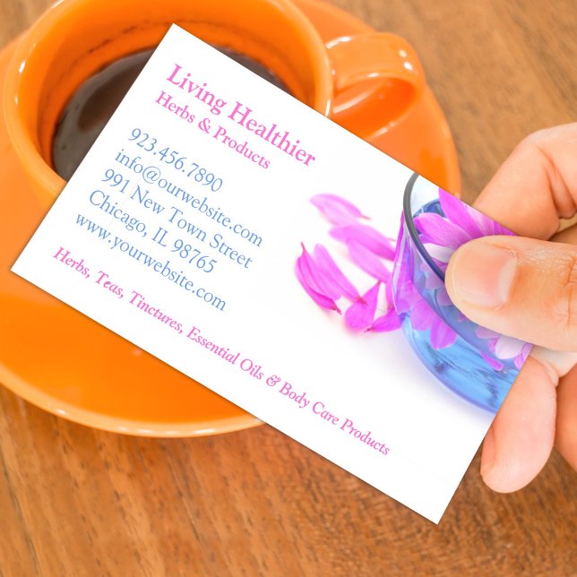 Spa Massage Flowers Business Card (Creator Uploaded)