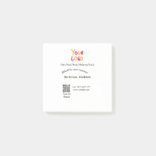Spa massage salon discount offer services contact post-it notes