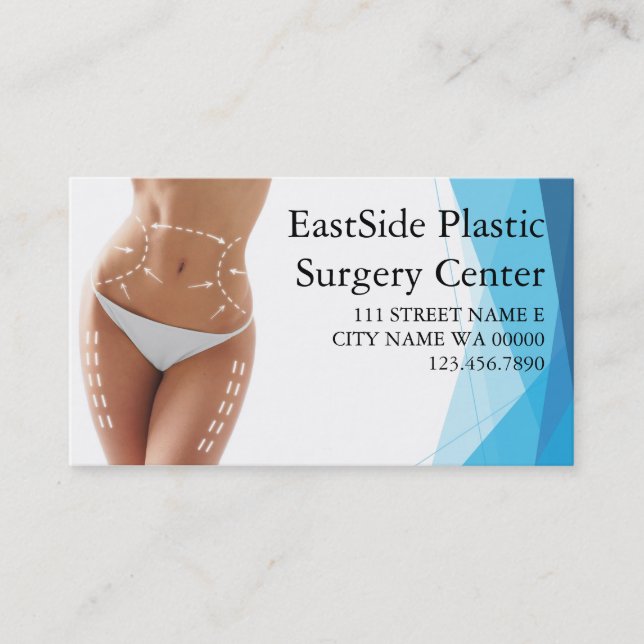 Spa Médicale de chirurgie plastique Carte de visit (Devant)