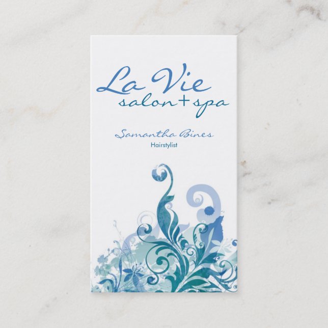 Spa or Salon Business Cards (Front)