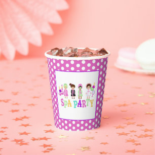 Spa Party Birthday Paper Cup - Girls WH