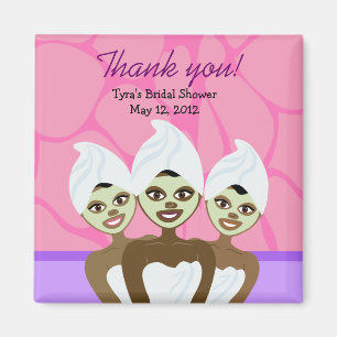 SPA PARTY Bridal Shower or Birthday Favour Magnet