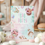 Spa party girls Glam Birthday party Invitation<br><div class="desc">Spa party girls Glam Birthday party Invitation.
Matching items are available.</div>