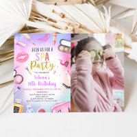 Spa Party Glitz Glam Girl Makeup Birthday Photo