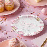 Spa Party Pink Birthday Party Paper Plate<br><div class="desc">Spa Party Pink Birthday Party Plates</div>