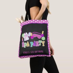 Spa Party Tote Bag - Blk