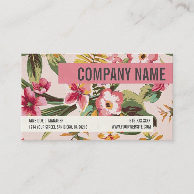 Spa Referral Business Card (Front)