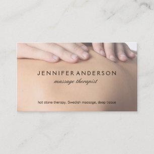 Spa Retreat   Massage (appointment card) Appointment Card