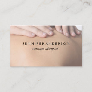 Spa Retreat   Massage Business Card