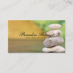 Spa Retreat   Zen Business Card
