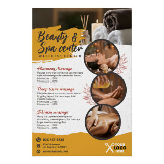 Spa, Salon de beauté, Centre de bien-être Poster b