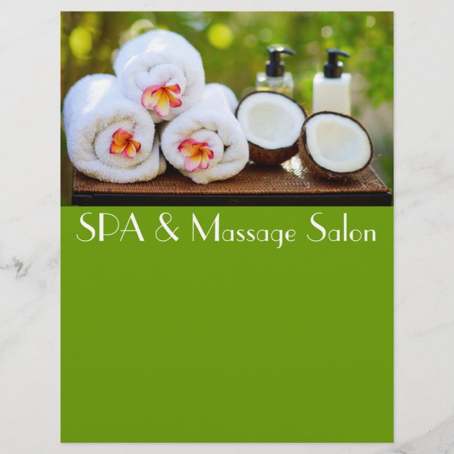 SPA setting Flyer (Front)
