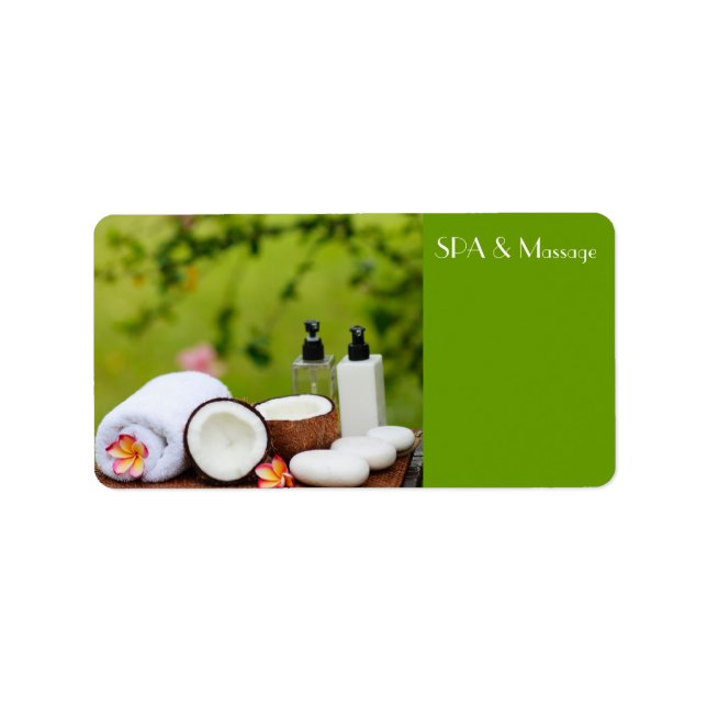 SPA setting Label (Front)
