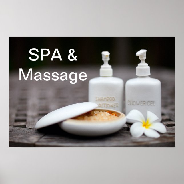 SPA settings Poster (Front)