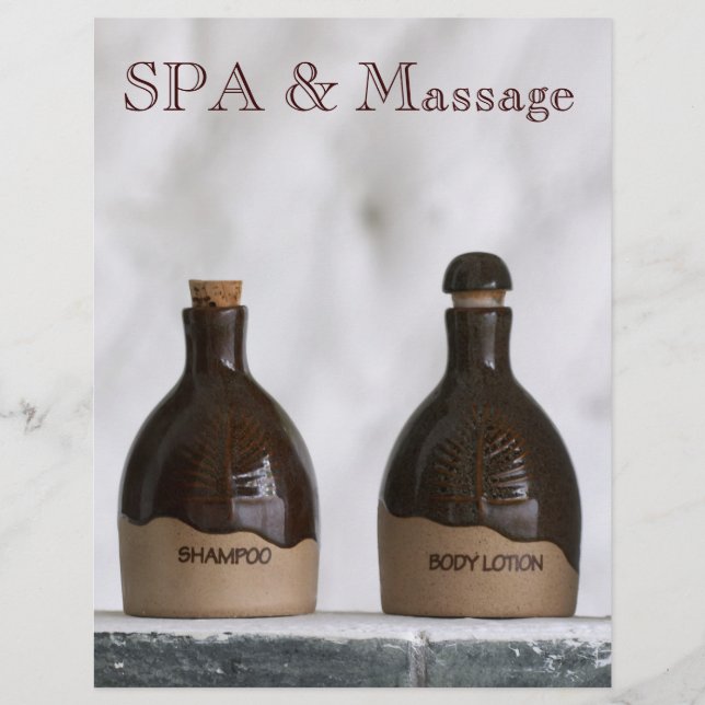 SPA theme Flyer (Front)
