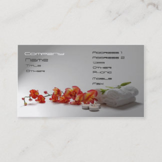 SPA, Wellness Business Card