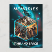 Space 3D Photo Cube Images Collage