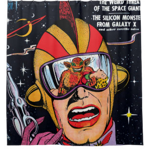 Space Action #2 Vintage Sci Fi Comic Book Cover