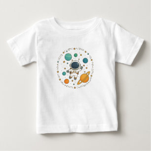 Space Adventure 1st Birthday Outer Space Baby T-Shirt